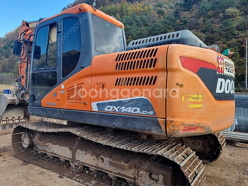 두산 DX140LC-5 2017년식 코끼리집게 요소수수...--2