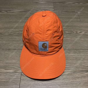 [25,000] (ONE SIZE) 칼하트 Carhartt WIP 나일론 스퀘어 6 패널 캡 오렌지 칼하트 모자