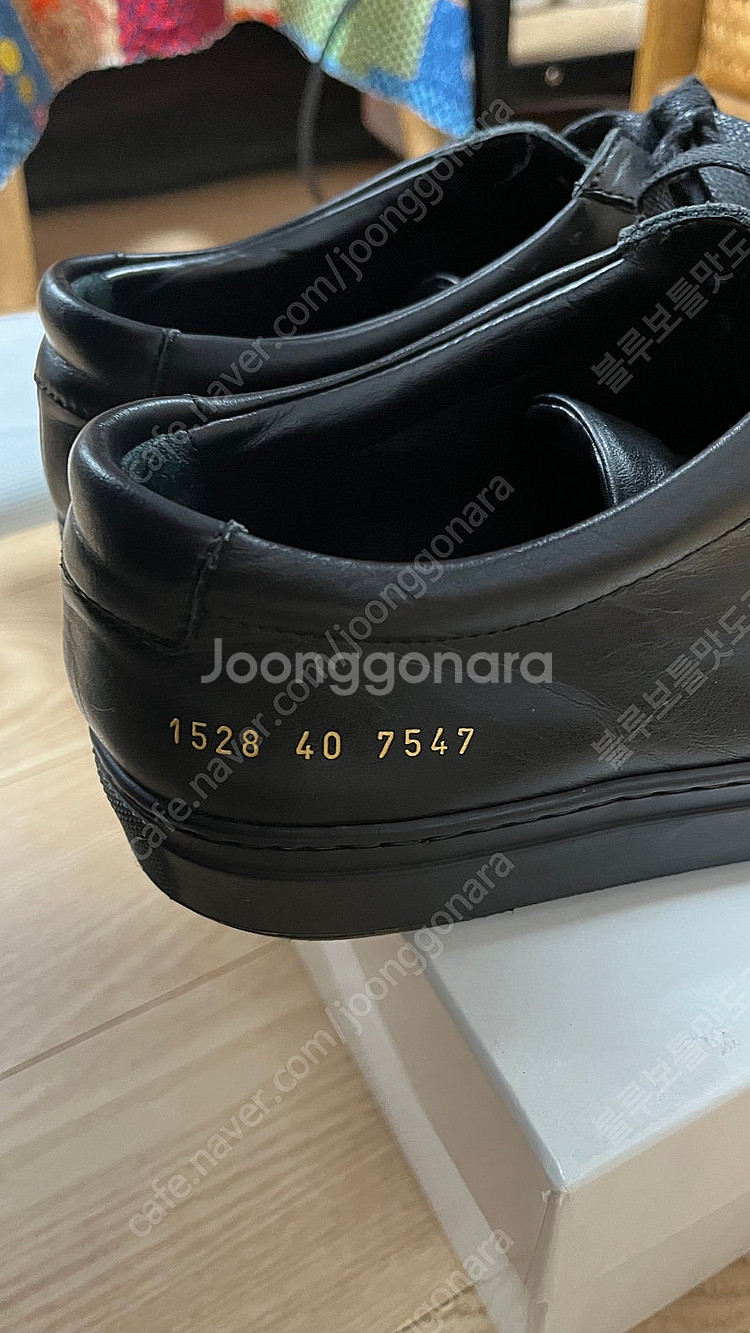 커먼프로젝트 아킬레스 로우 블랙 40사이즈 9만9천원--2