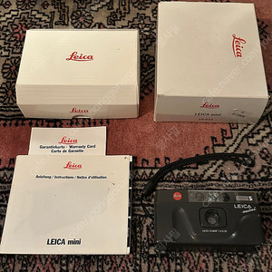 라이카 LEICA 미니 MINI 풀박스 민트급 판매