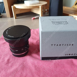 티티아티산 TTArtisan 7.5mm F2 어안렌즈 후지 x마운트