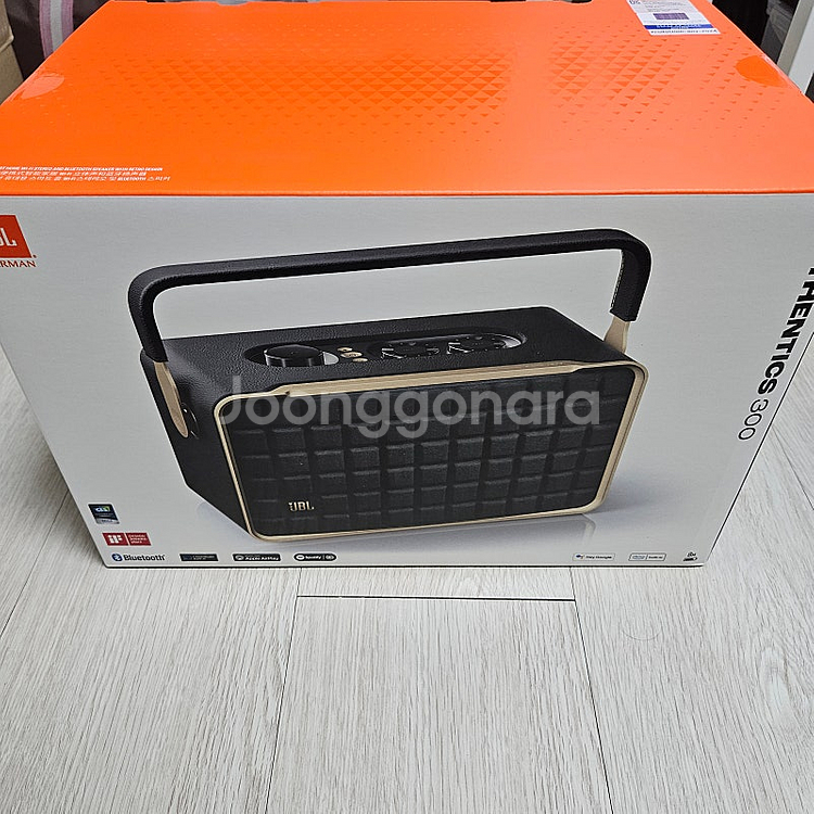JBL 어센틱 300 블루투스 스피커 미개봉 새상품 부...--0