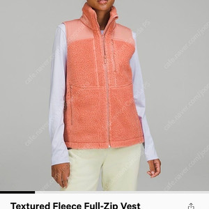 룰루레몬 플리스 베스트 [중고] TEXTURED FLEECE FULL ZIP VEST 조끼 사이즈4