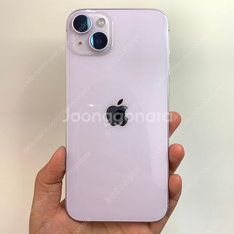 (울산중고폰) 44084 외관깨끗/무잔상 아이폰14플러스 배터리성능 87% 퍼플 128GB 판매합니다 60만원 텔레...--0