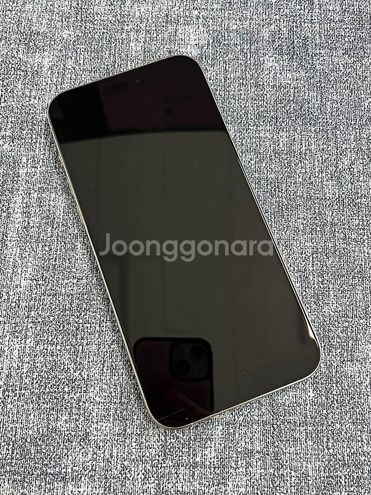 (자급제) 아이폰15프로맥스 내추럴티타늄 512G 외관...--2