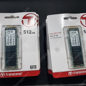 트랜센드(Transcend) TS512GMTE110S 512GB M.2 NVMe SSD 10개 일괄 판매합니다