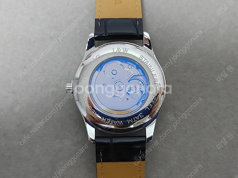 마이크로브랜드 I & W GMT 오토매틱 시계 블랙 판...--2