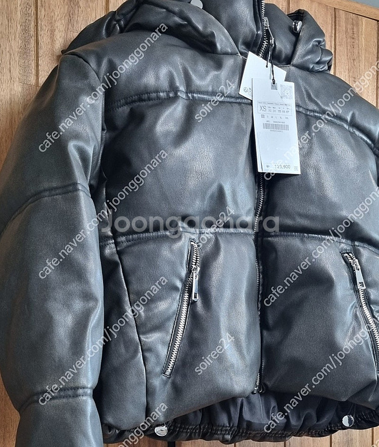 자라(ZARA) 페이크레더 크롭자켓 XS (택째 새상품...--3