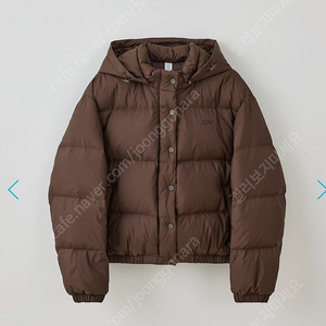 타낫 muddy puffer jacket 패딩 푸퍼 자켓 브라운