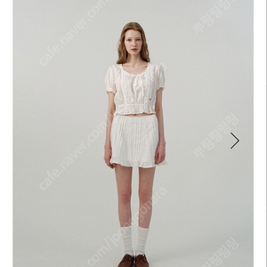 더바넷 레이스 스커트 s White Lignes Lace Skirt