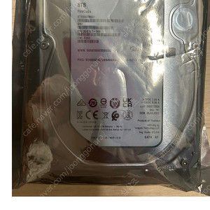 씨게이트 ( Seagate ) ST8000DX001 8TB 팔아요.