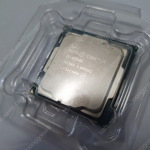 인텔 코어 i3 8350K (4Ghz) CPU 판매합니다. (중고제품, 노뚜따, 순정클럭사용)