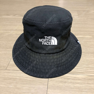 [15,000] (60 / L) 노스페이스 NORTH FACE 코튼 트윌 버킷햇 워시드 블랙