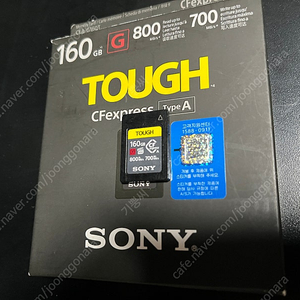 소니 정품 CEA-G160T CFexpress Type A Memory Card 팝니다