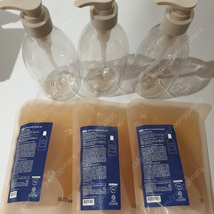 아로마티카 티트리 퓨리파잉 샴푸 500ml 리필 + 펌프용기 3세트보유