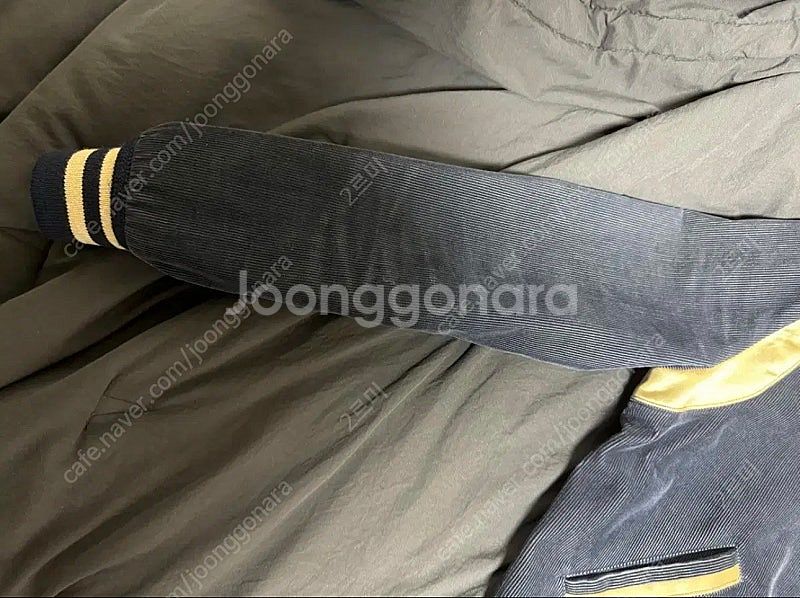 [48] 셀린느 네이비 코듀로이 테디자켓 바시티--5