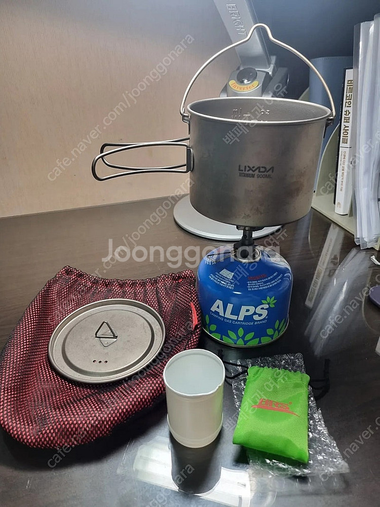 차박, 백패킹, 미니멀 캠핑시 유용한 티타늄 코펠 팝니...--0