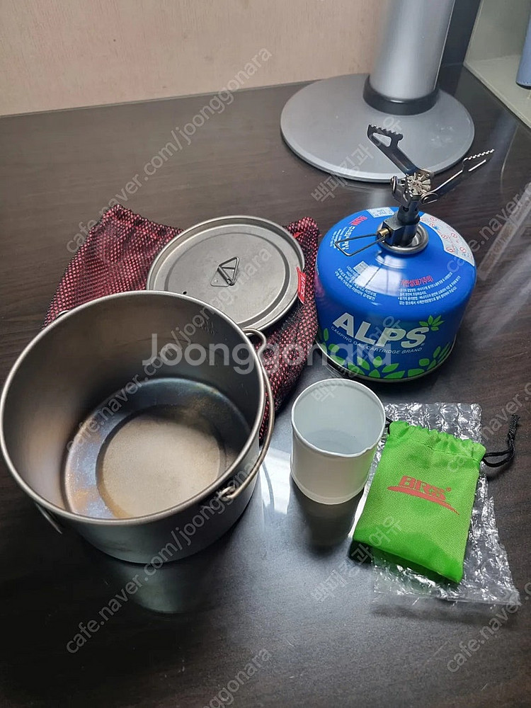 차박, 백패킹, 미니멀 캠핑시 유용한 티타늄 코펠 팝니...--3
