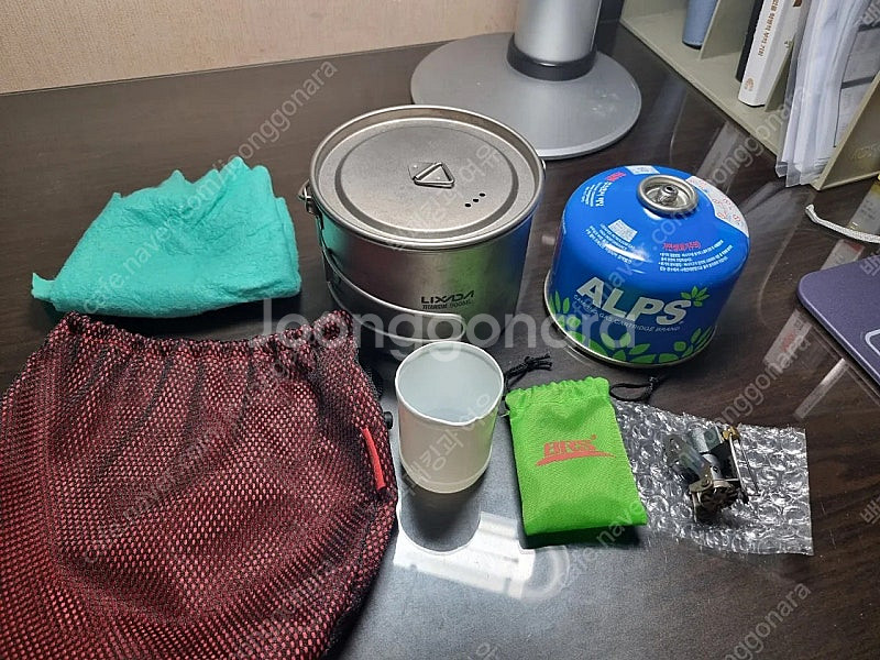차박, 백패킹, 미니멀 캠핑시 유용한 티타늄 코펠 팝니...--4