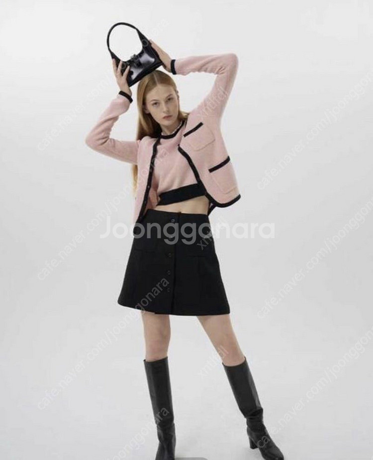 그로브(grove) 니트 가디건 치마 풀세트--0