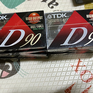 TDK D60/90 카세트공테이프 팝니다