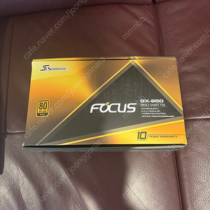 시소닉 FOCUS GX-850 골드 ATX3.0 풀모듈러 판매합니다.