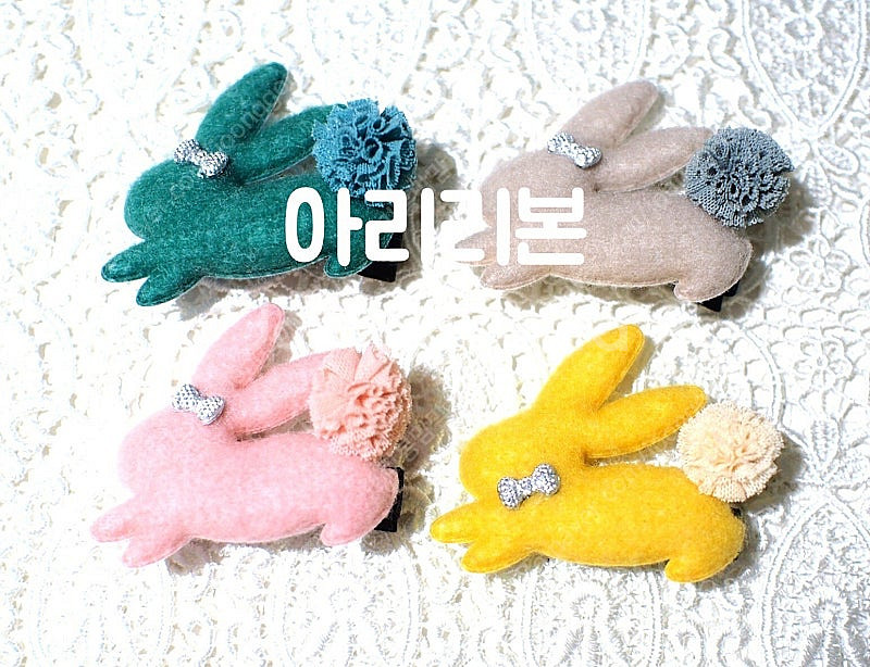 유아 아동 겨울헤어핀--2