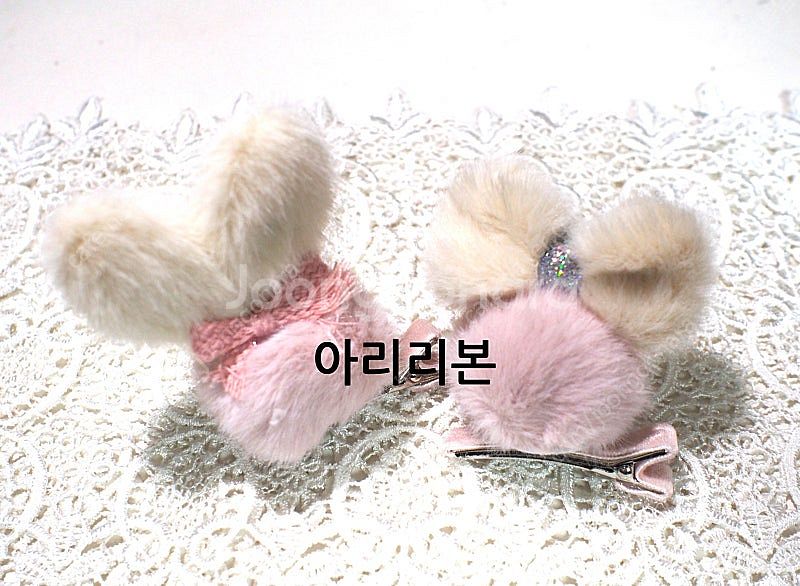 유아 아동 겨울헤어핀--4