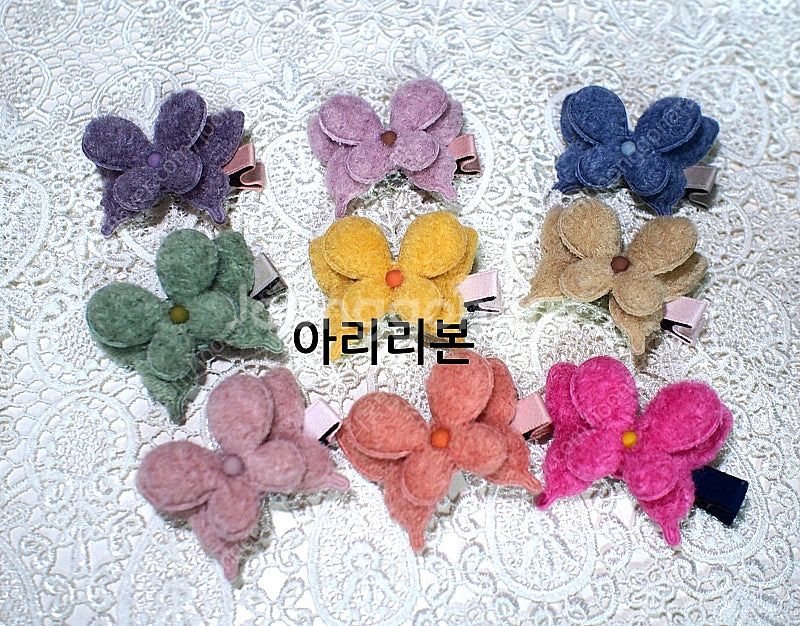 유아 아동 겨울헤어핀--5