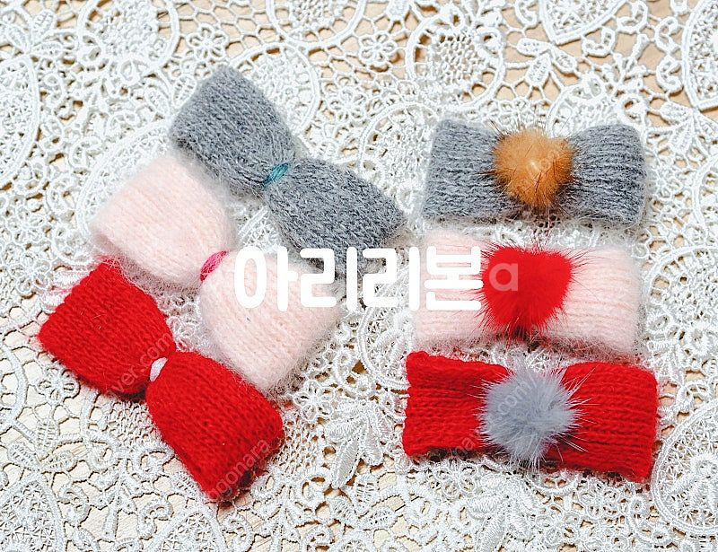 유아 아동 겨울헤어핀--9