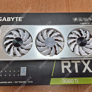 기가바이트 VISION RTX 3060TI 리비전 2.0 그래픽카드 판매