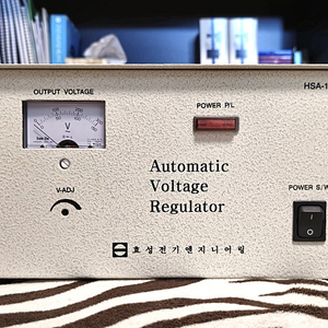 효성전기ENG AVR 3KVA 자동전압조정기/정전압기 판매합니다 220V는 물론 110V AVR + 220V>110V 변압기 포함된 2in1 AVR