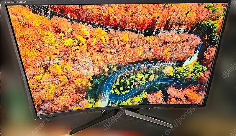 144hz 커브드 게이밍 LED 모니터 32인치 32C...--0