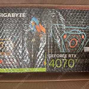 기가바이트 Rtx 4070 ti super gaming oc 겜오씨 미개봉