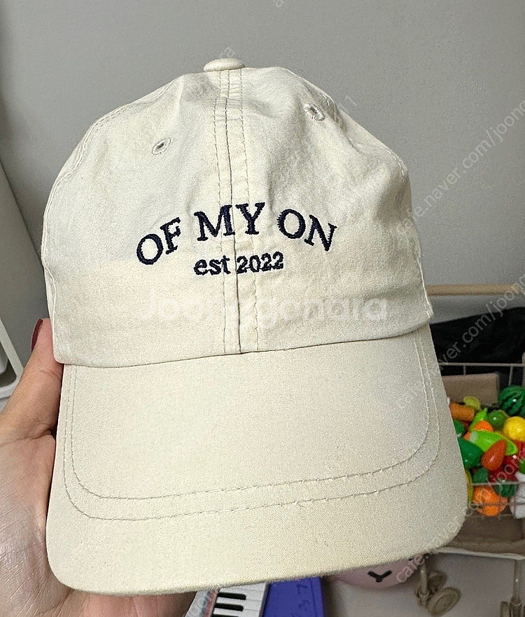 오브마이온 시그니처로고 볼캡--0