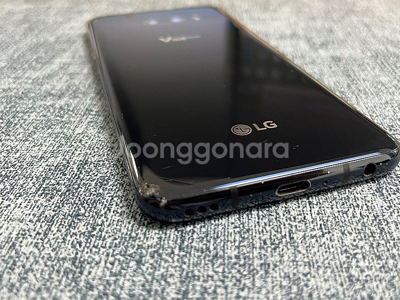 LG V50S 블랙 256G 뒷판 초미세파손 가성비폰 ...--9