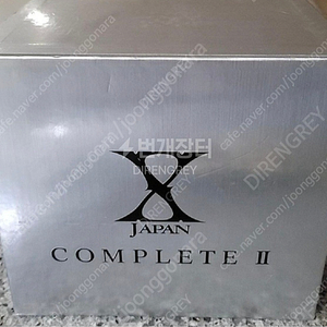 가격인하) X-JAPAN 엑스재팬 complete 2 CD. DVD BOX 컴플리트 2 박스 팝니다