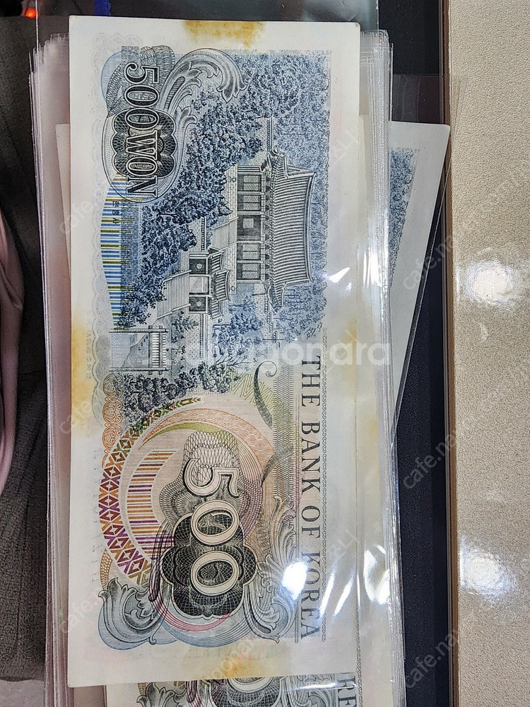 한국은행 이순신 오백원 500원 지폐 98장--4