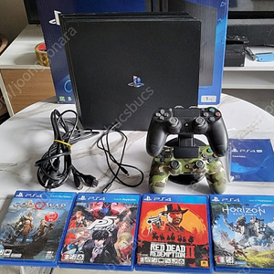 ps4 pro (플스4 프로) 1TB 풀박스 + 타이틀 및 추가 장비 일괄판매