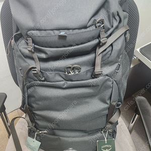 오프스피 백패킹 가방 팝니다. Osprey Renn 65L Extended Fit - Dark Charcoal/Gray