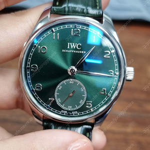 (가격다운)IWC 포르투기저 오토 그린 신형 IW358310 판매합니다