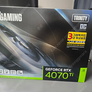 조텍 그래픽카드 판매RTX 4070 Ti Trinity OC D6X 12GB