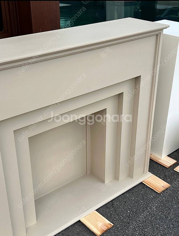 [급처]인테리어 벽난로 선반, 몰딩 기둥 판매--1