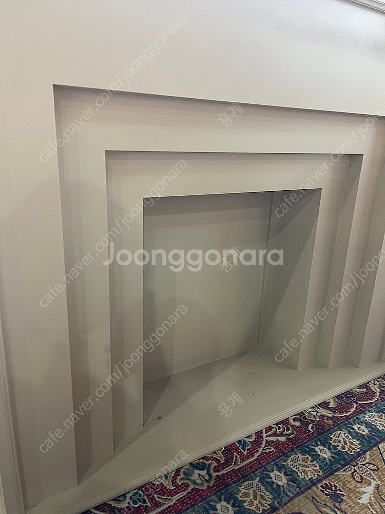 [급처]인테리어 벽난로 선반, 몰딩 기둥 판매--3