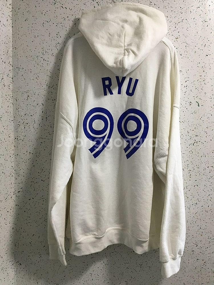 류현진 블루제이스 후드티 2XL--1