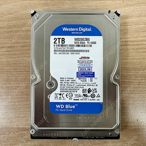 2TB WD Blue 7200/256M WD20EZBX (무상 AS남음)