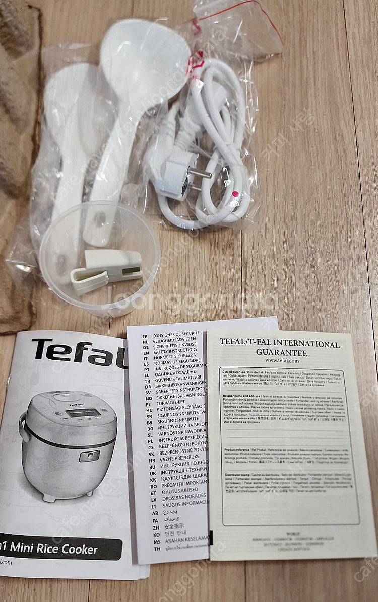 테팔 전기밥솥 멀티쿠커 박스채 미사용 새제품--7