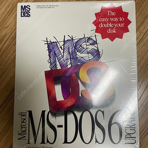 MS-DOS 6.0 도스 미개봉 패키지 팝니다.