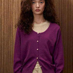 시엔느 Cecil Cardigan (Purple) 새상품