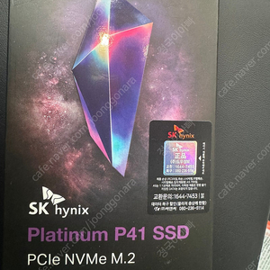 Sk하이닉스 platium p41 ssd 2T